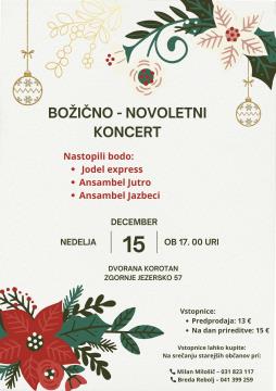 Božicno - novoletni koncert 